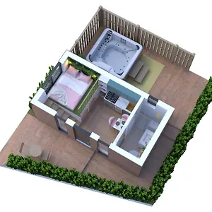 Les 2 Fees - Jacuzzi - Deco Feerique Montfort-sur-Meu